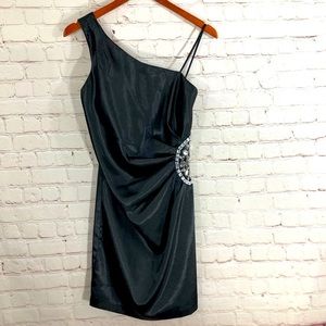 My Michelle Black‎ One Shoulder Dress